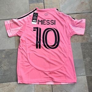 Women’s Pink Soccer Jersey - #10 Messi Athletic Tee